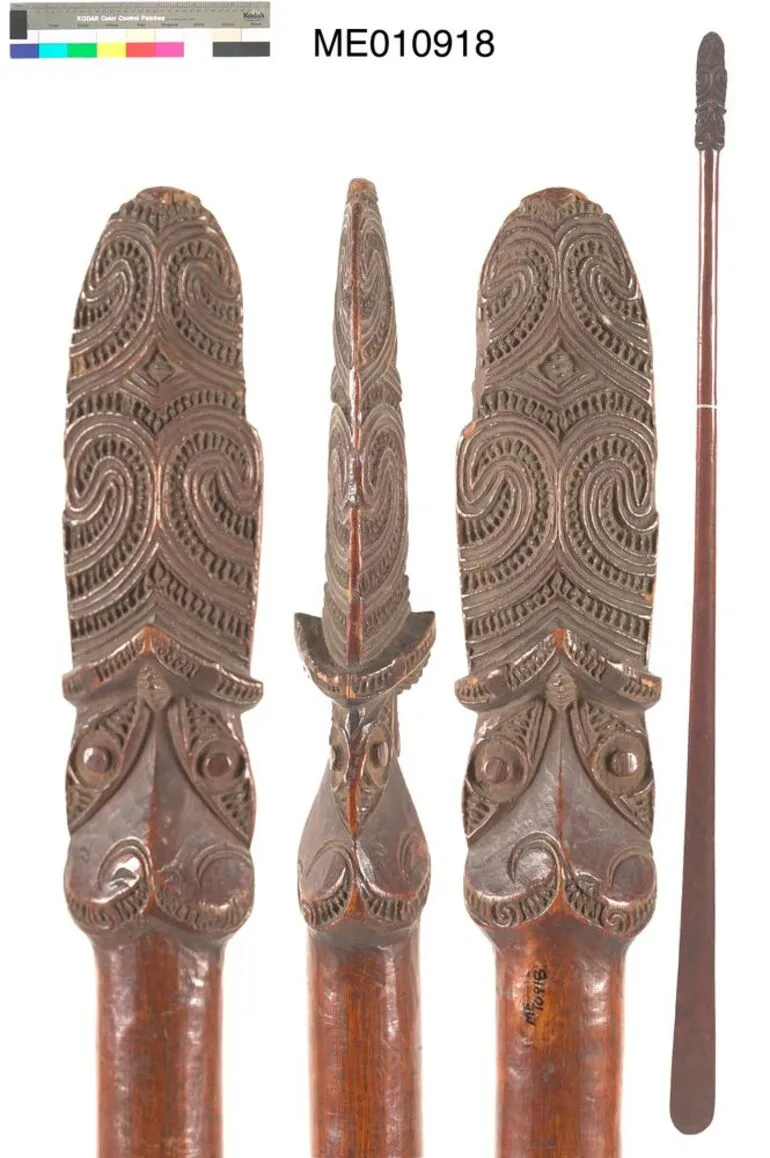 Image: Taiaha (long fighting staff)
