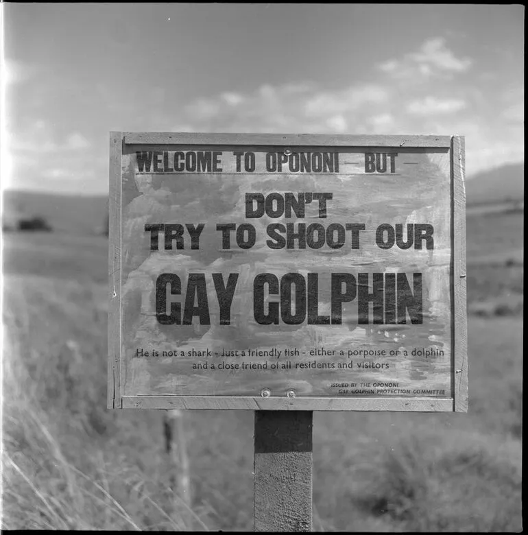 Image: Welcome to Opononi sign