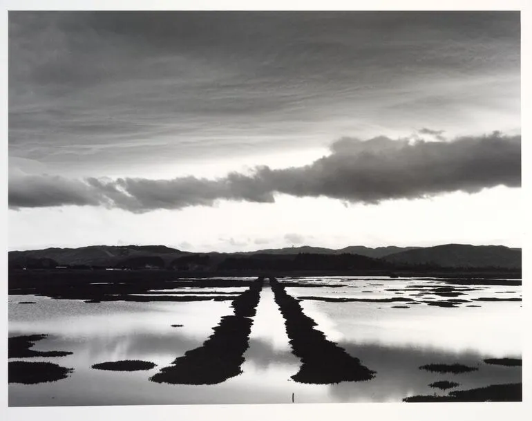 Image: Field drain after Cyclone Bola, Napier, 1988