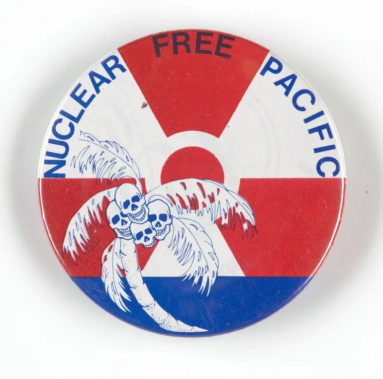 Image: 'Nuclear Free Pacific' badge