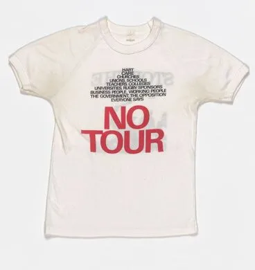 Image: 'No Tour' T-shirt