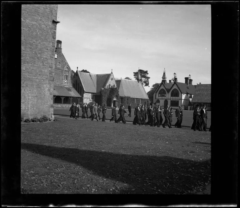 Image: Christ's College quadrangle, Christchurch