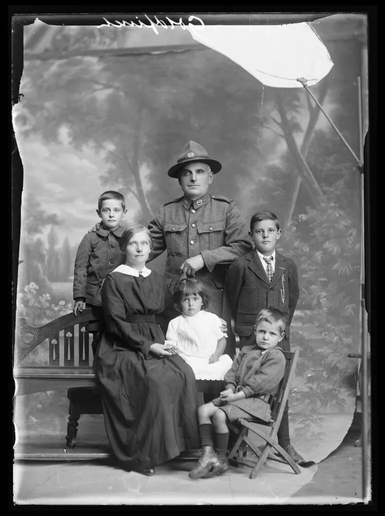 Image: Adolph Goldfinch and family