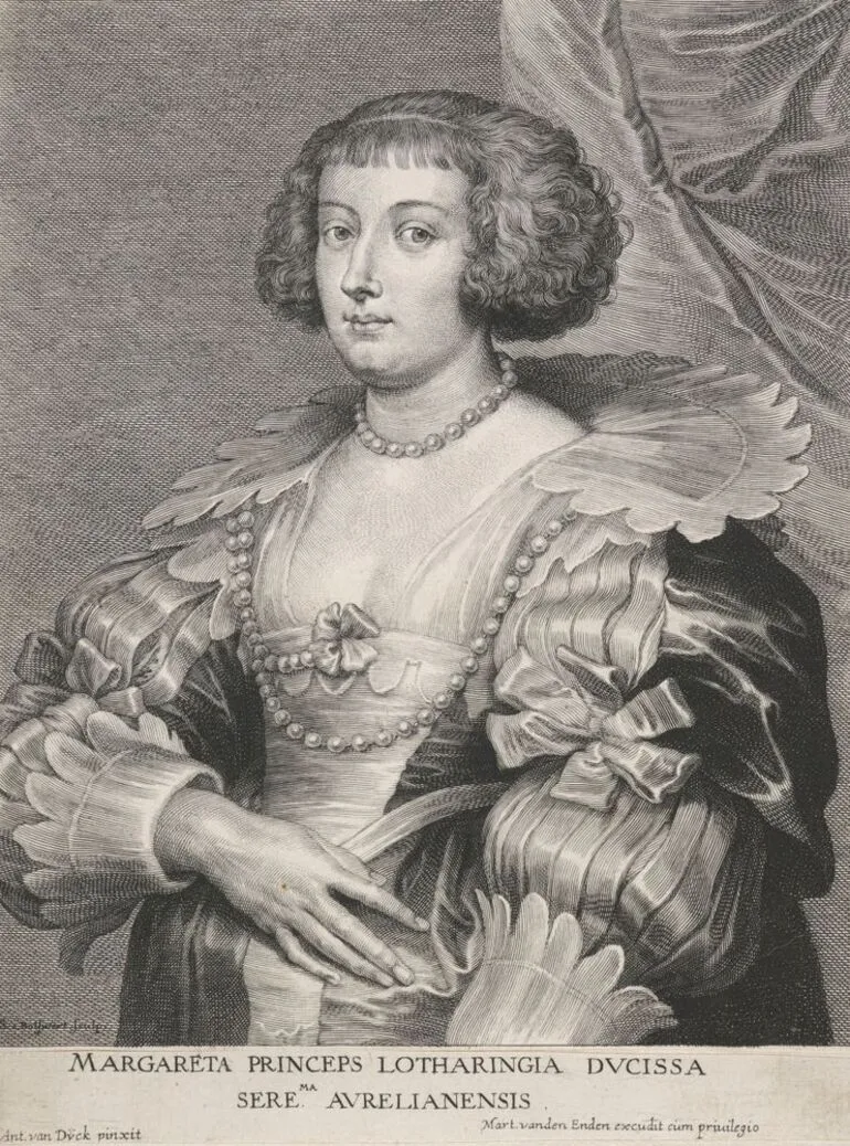 Image: Margaret, Princess of Lorraine. From Icones principum virorum ('The Iconography')