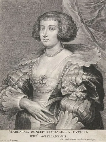 Image: Margaret, Princess of Lorraine. From Icones principum virorum ('The Iconography')