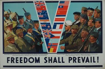 Image: Poster, 'Freedom Shall Prevail!'