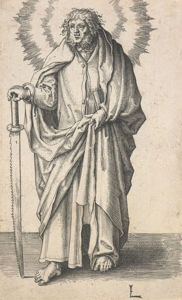Image: St Simon, from the series: Christ, Paul and the Twelve Apostles