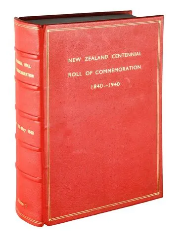 Image: Visitors' books , New Zealand Centennial Exhibition, 1939-40.