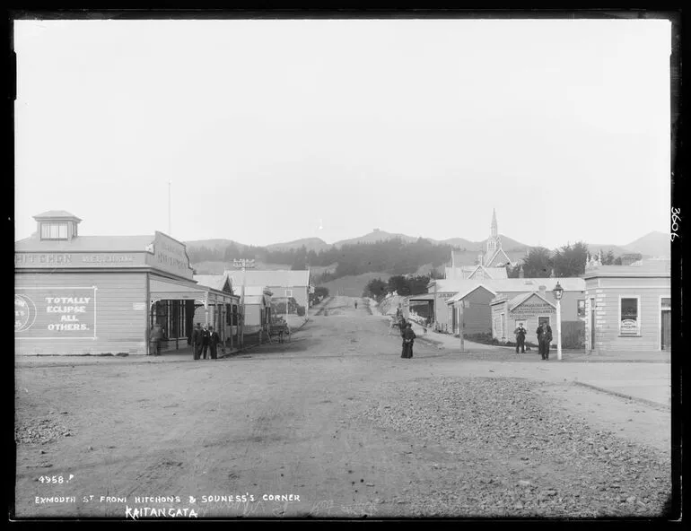 Image: Exmouth Street, from Hitchons and Souness's Corner, Kaitangata