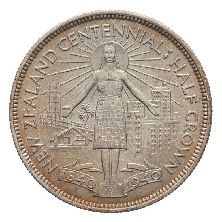Image: New Zealand Centennial Half-Crown