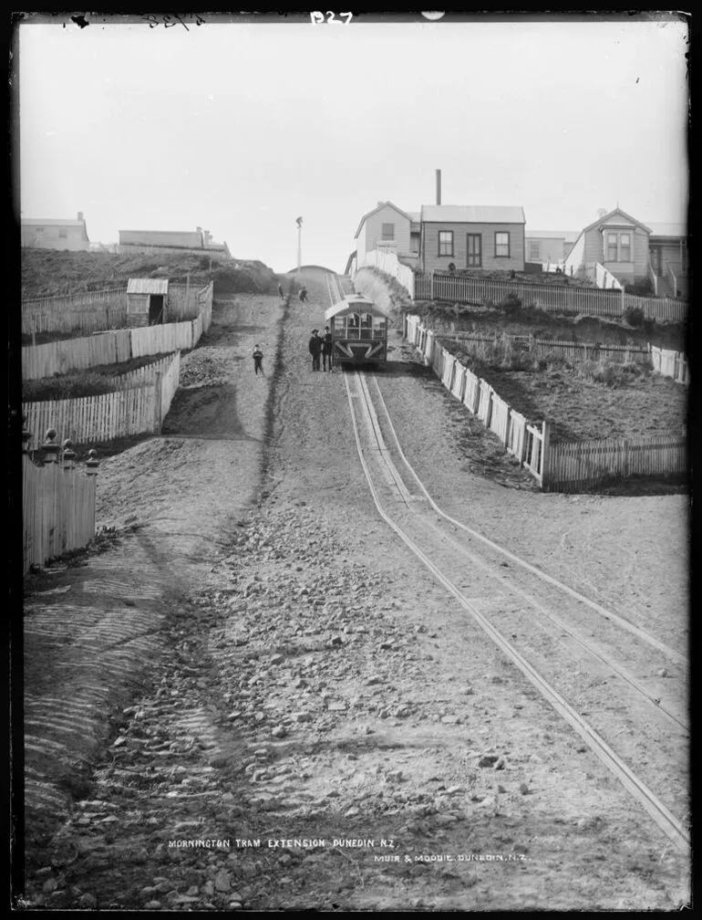 Image: Mornington Tram extension, Dunedin N.Z.