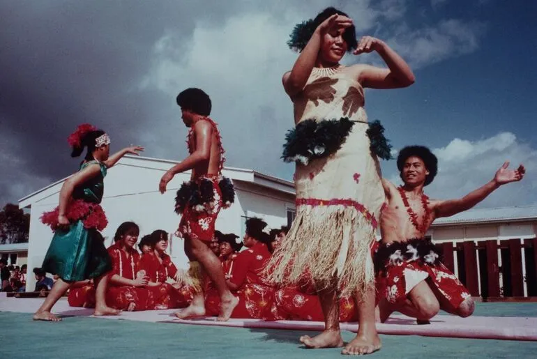 Image: "Hillary College, Otara, Auckland 1981". From: "Polynesia Here and There"