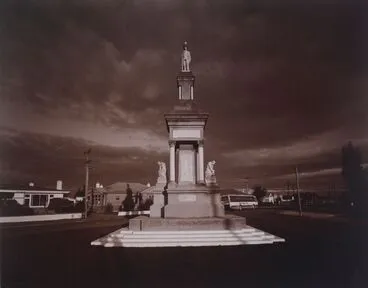Image: War Memorial. Balclutha. From the portfolio: View - 10 Photographs by Laurence Aberhart