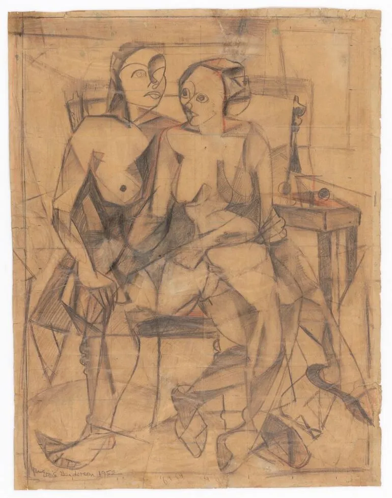 Image: Study for 'Les deux amies'