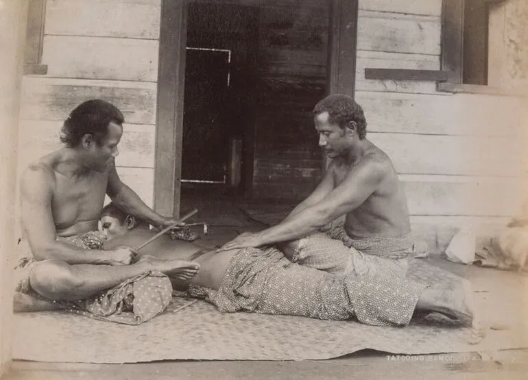 Image: Tattooing, Samoa