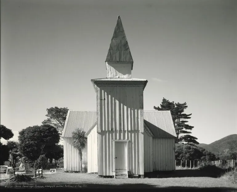 Image: Anglican church, Pawarenga Peninsula, Whangape Harbour, Northland, 10 May 1982