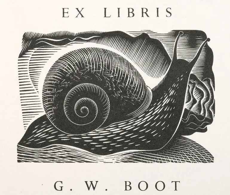 Image: Bookplate: Ex libris G.W. Boot.