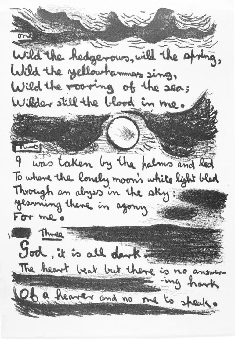 Image: Van Gogh. Poems by John Caselberg. Title page.