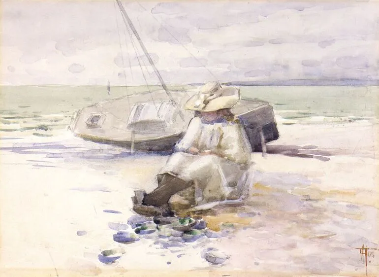 Image: Girl on the beach