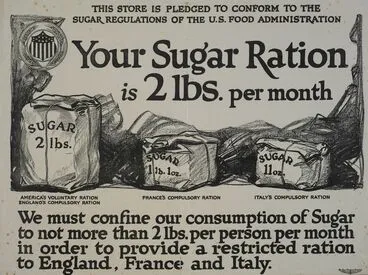 Image: Poster, 'Your Sugar Ration'