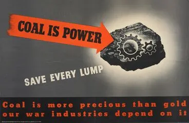Image: Poster, 'Coal Is Power'
