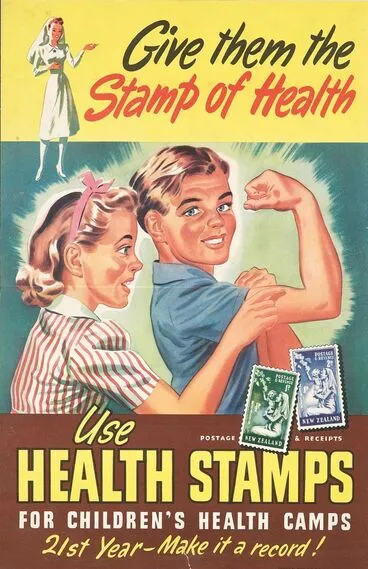 Image: Poster, 'Give them the Stamp of Health'