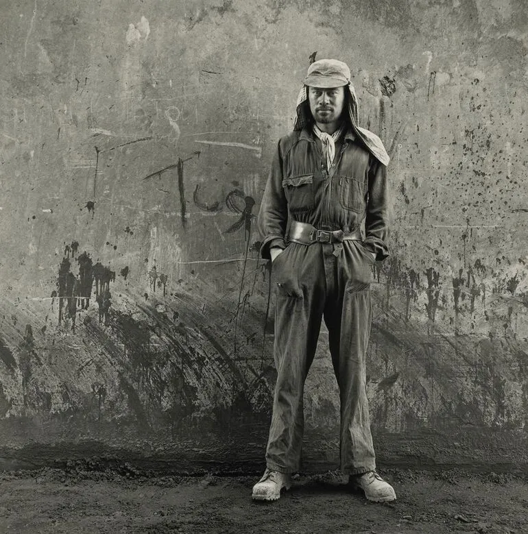 Image: Tom Wipaki, shift worker, Christchurch Gasworks, 1981. From the portfolio: Gasworks