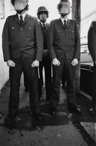 Image: Riot Squad, Springbok Tour, Palmerston North, August 1981