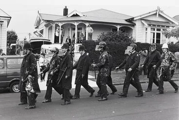 Image: After the protests, Marlborough St, Auckland, 12 September