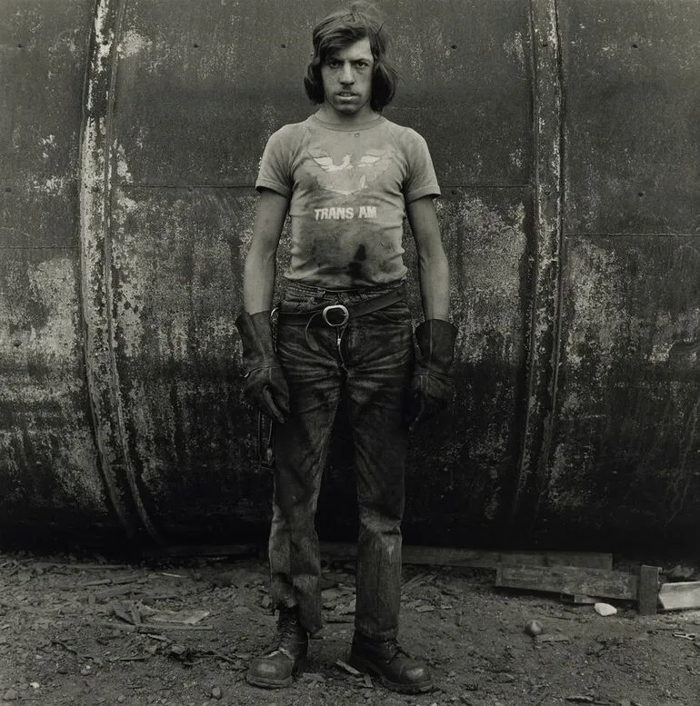 Image: Jeffrey Woodhouse, gas cutter, scrap steel yard, Christchurch, 1982. From the series: Working Men