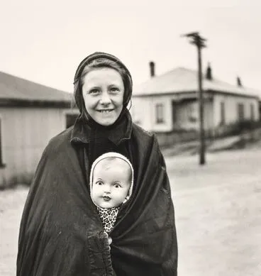 Image: Miner's daughter, Denniston, Westland, September 1944.