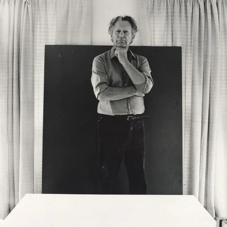 Image: Gordon Walters, Studio, Christchurch, 1987. From the series: Artists' portraits.