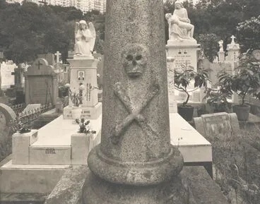 Image: Portuguese grave, Happy Valley, Hong Kong 1997