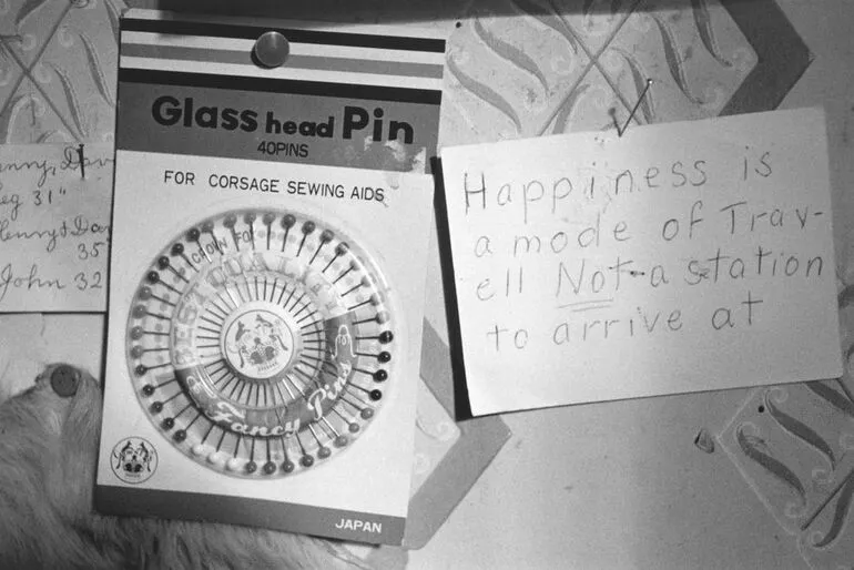 Image: Hidden Lives: the work of care. 'Happiness is a mode of travel...'