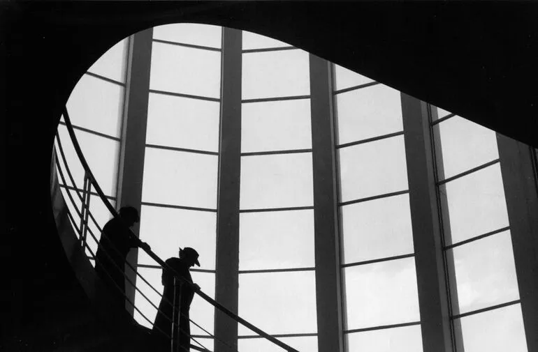 Image: Staircase, Australian pavilion, New Zealand Centennial Exhibition, Wellington