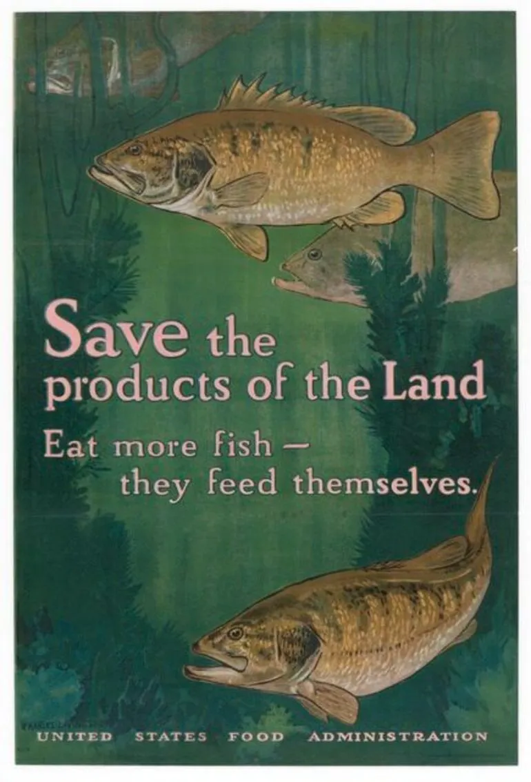 Image: Poster, 'Save the products of the Land'