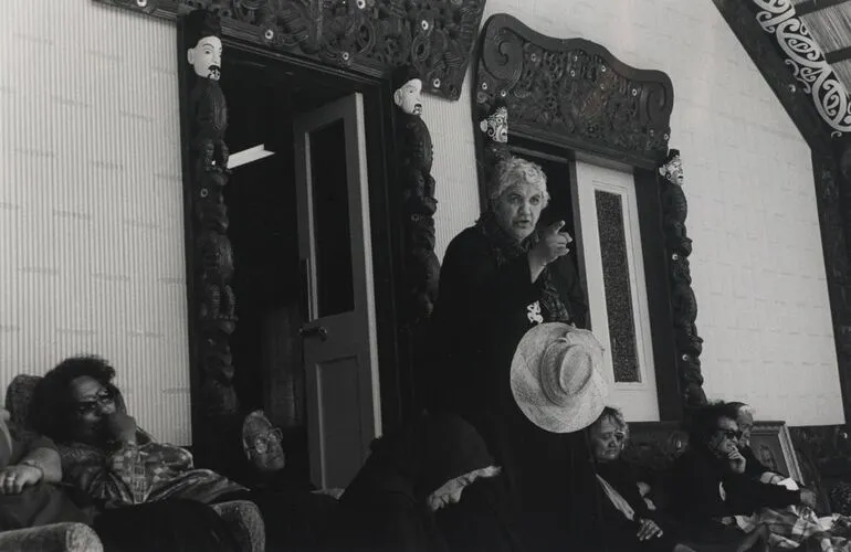 Image: Whaia McClutchie, Porourangi Marae centenary celebrations, Ruatoria