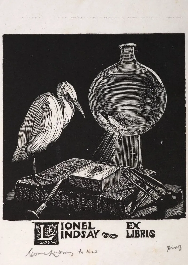 Image: Bookplate - Lionel Lindsay