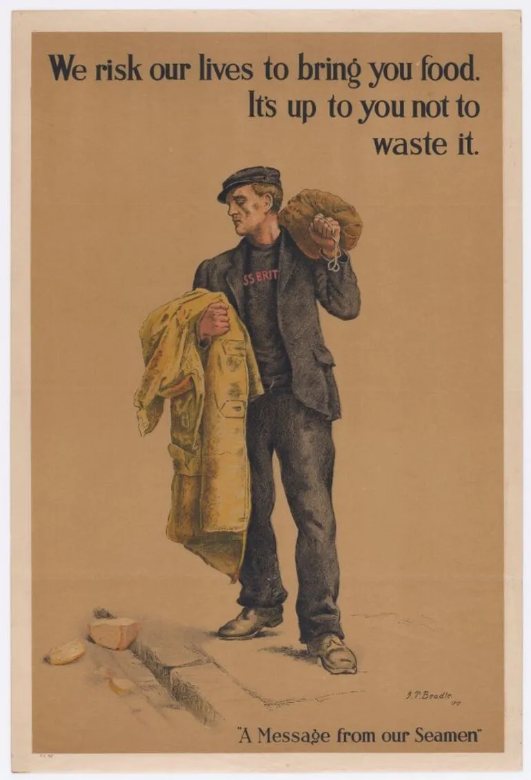 Image: Poster, 'We risk our lives to bring you food'