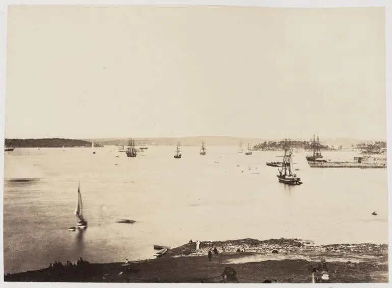 Image: Photograph - Photograph of Port Jackson from Dawes Point.