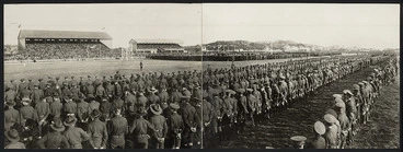 Image: Military review, Dunedin, during the visit of The Prince of Wales - Photographs taken by Guy