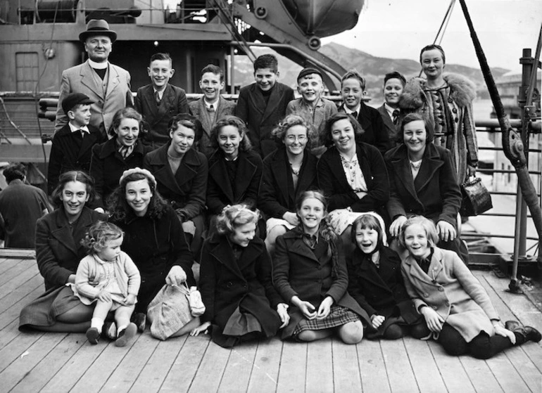 Image: British immigrants, Wellington