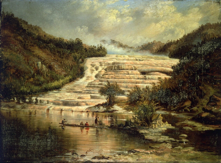 Image: Blomfield, Charles, 1848-1926 :[The Pink Terraces. 1890?]