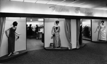 Image: Fashion Boutique, James Smith Ltd, Wellington, early 1960s