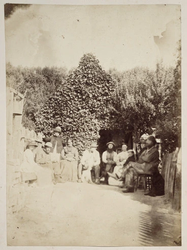 Image: Frederick Hunt's family, Pitt Island, Chatham Islands