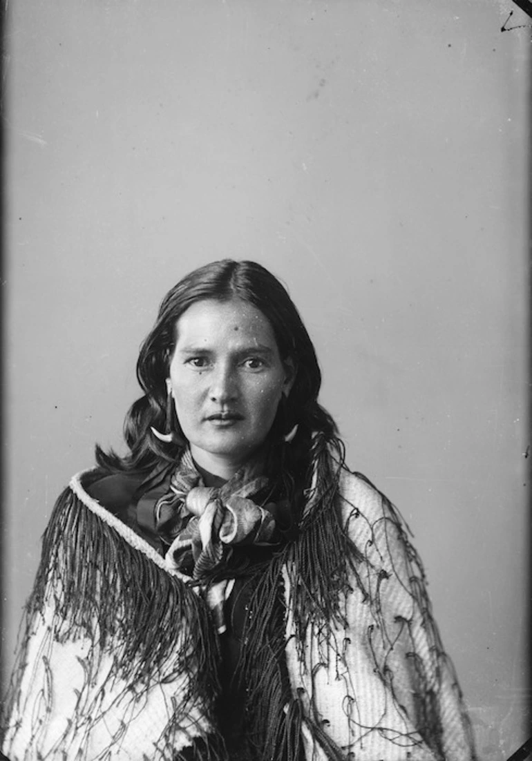 Image: Maori woman from Hawkes Bay district