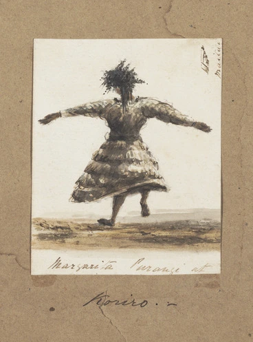 Image: Pearse, John, 1808-1882 :Margarita Purangi at Koriro. Maitai. [1851?]