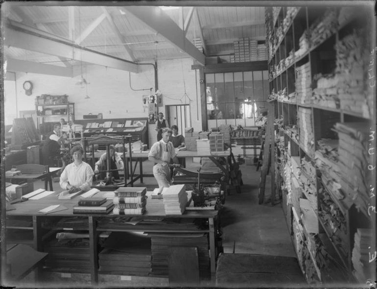 Image: Interior of E S Cliff & Co, Stationers, Hastings