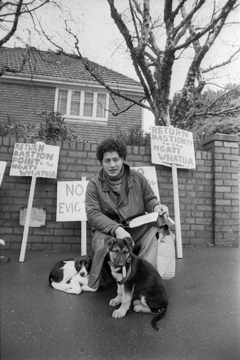 Image: Bastion Point protester Eruera Nia, Wellington