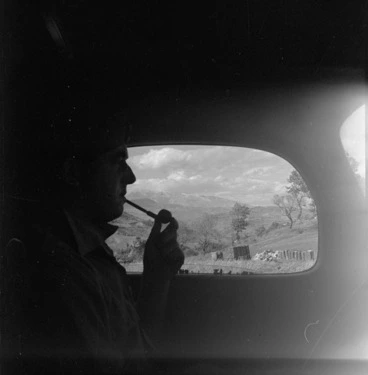 Image: View of the snow capped Appennines, Italy, World War II - Photograph taken by George Kaye